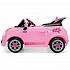 Детский электромобиль Fiat 500 Star Pink R/C, цвет – розовый  - миниатюра №3